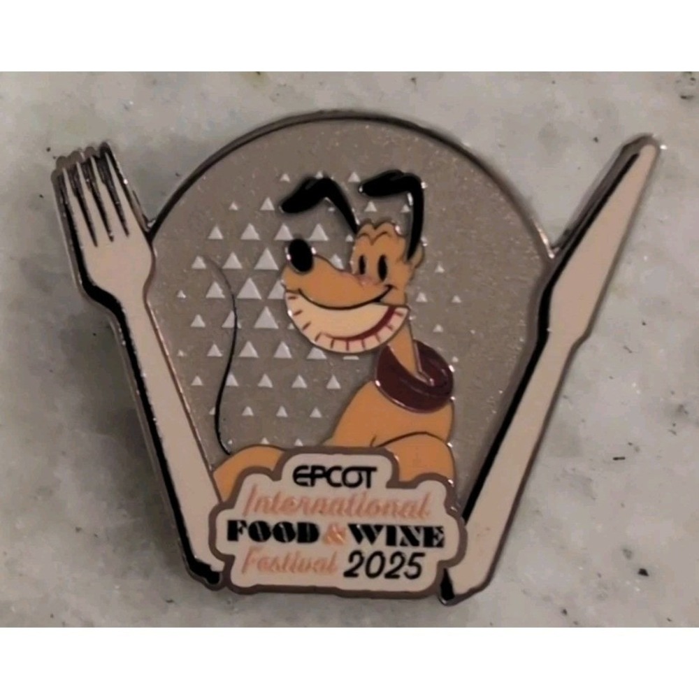 Disney Epcot Food And Wine Festival 2025 PLUTO Mystery Pin
